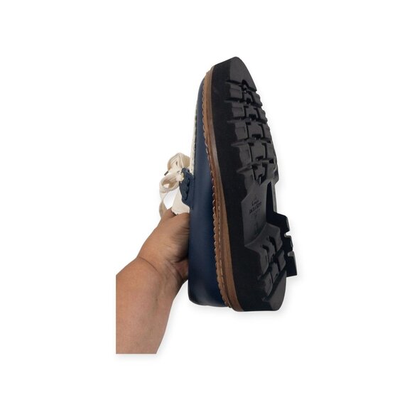 The Office Of Angela Scott Miss Elsie Navy Loafers SZ EU 39 US 9 Coquette - Picture 7 of 16